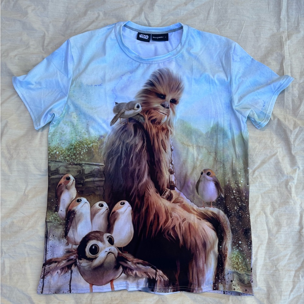 Blackmilk Chewie And Porgs Boyfriend Tee